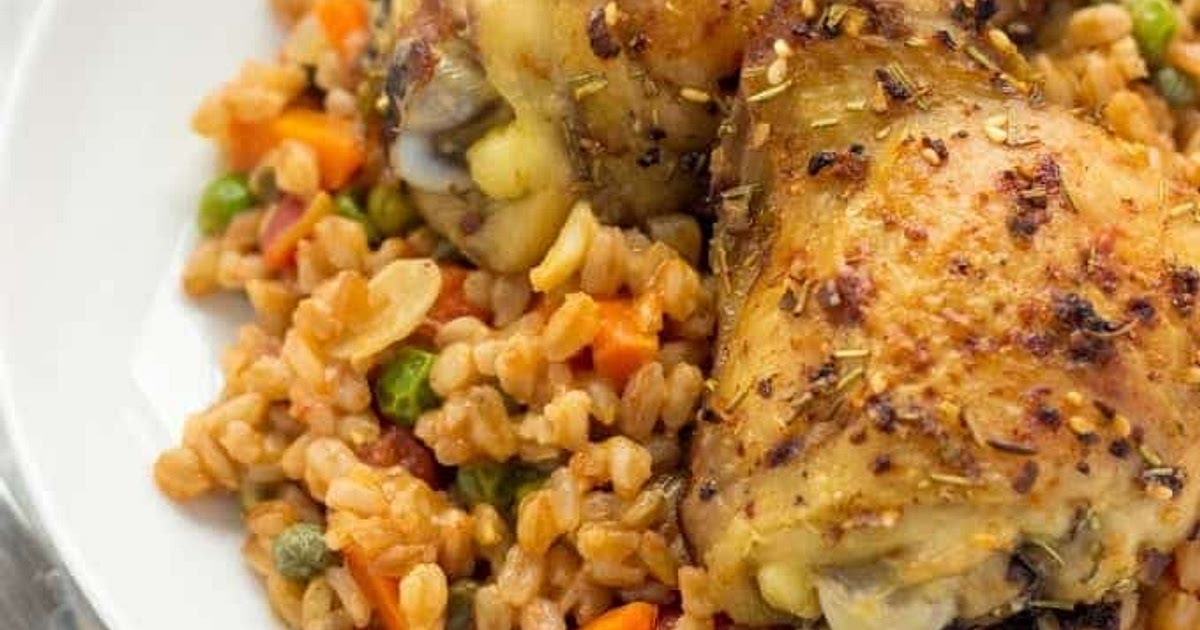 Herbed Chicken With Farro Risotto Recipe | Samsung Food App