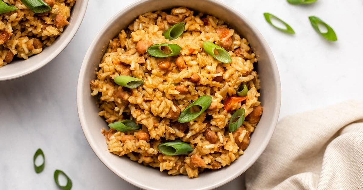 Shanice's Vegan Jamaican Rice &amp; Peas Recipe | Samsung Food App