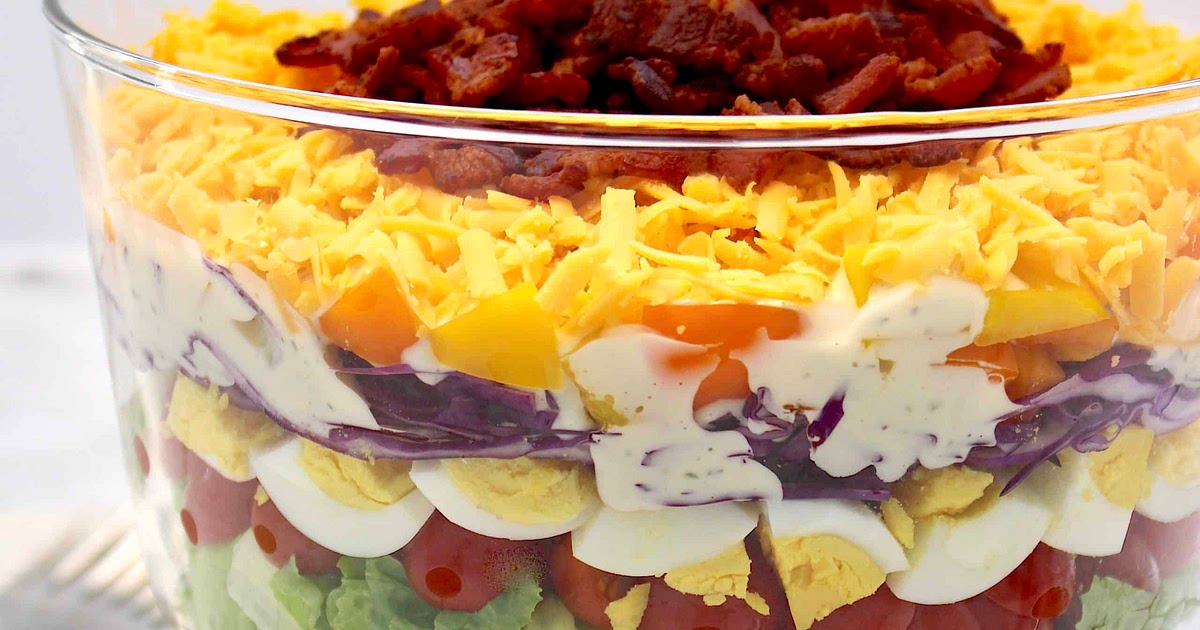 Overnight 7 Layer Salad Recipe | Samsung Food App