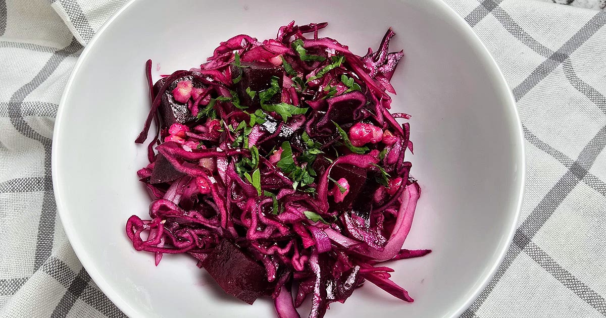 Beet, Cabbage and Barley Salad Recipe | Samsung Food App