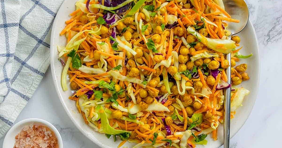 Roasted Chickpea Crunch Salad Recipe | Samsung Food App