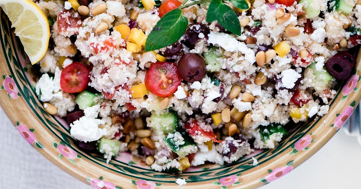 Mediterranean Cauliflower Couscous Salad Recipe | Samsung Food App