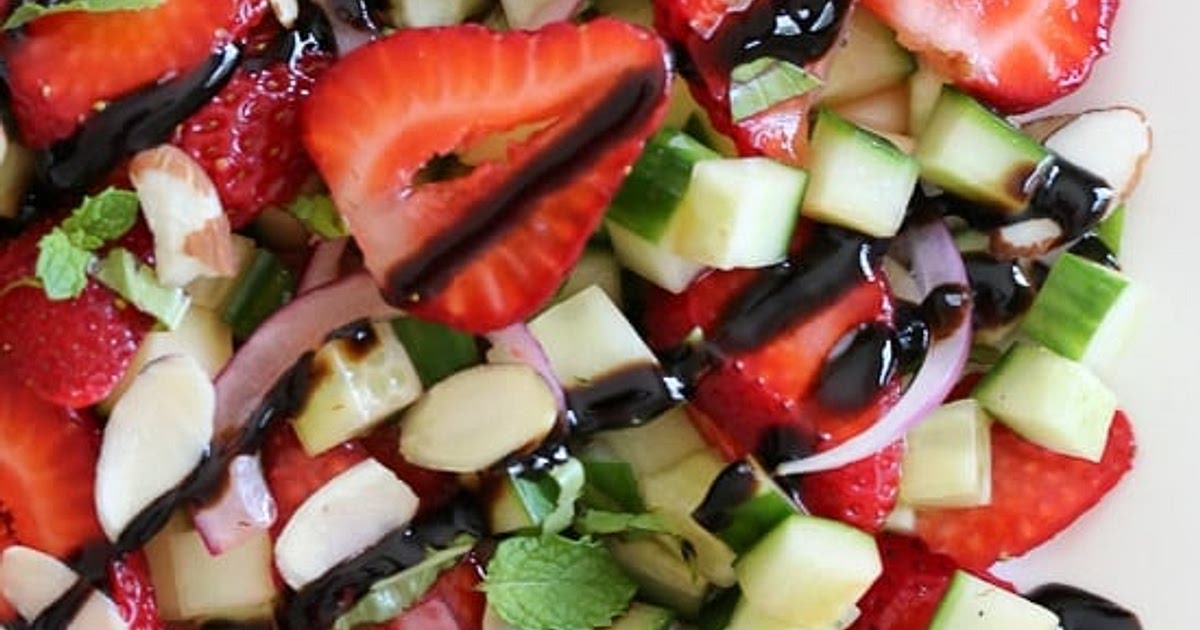 Strawberry Cucumber Salad Recipe | Samsung Food App