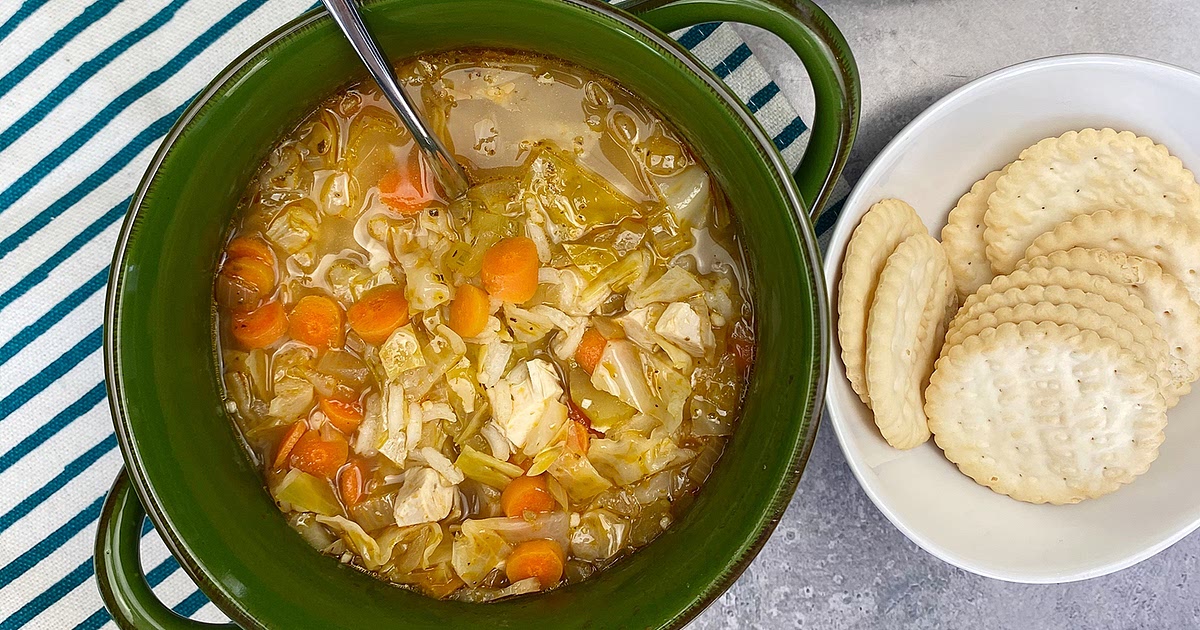 Healthy Chicken and Cabbage Soup Recipe | Samsung Food App