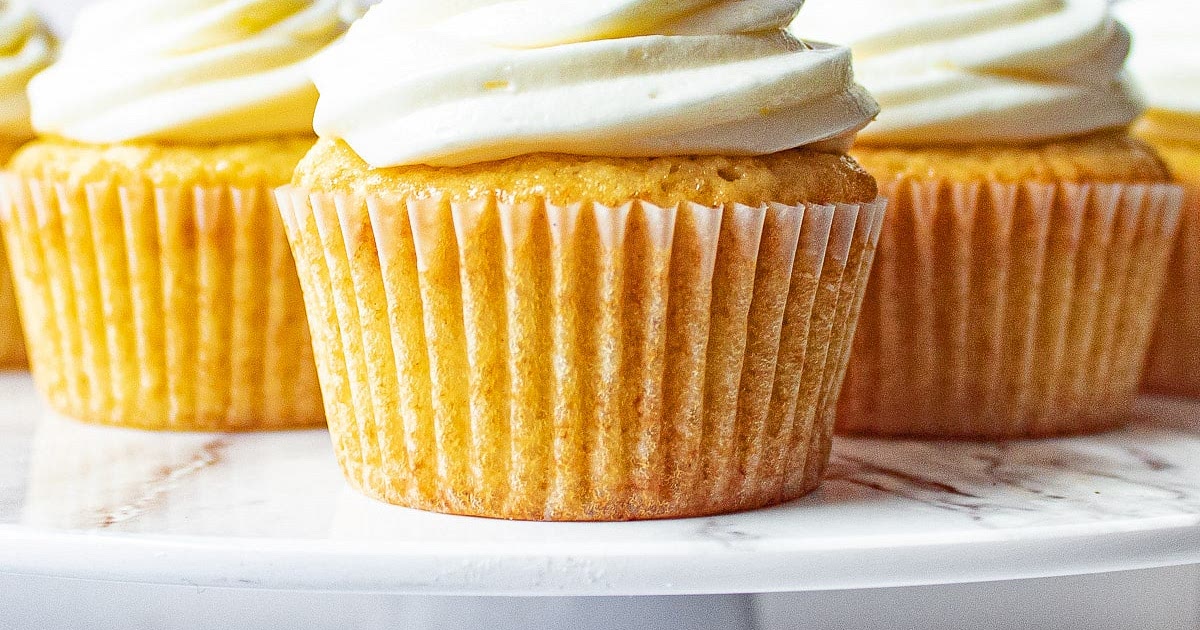Lavender Lemon Cupcakes Recipe | Samsung Food App