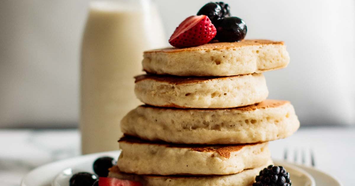 Fluffy Sourdough Pancakes Recipe | Samsung Food App