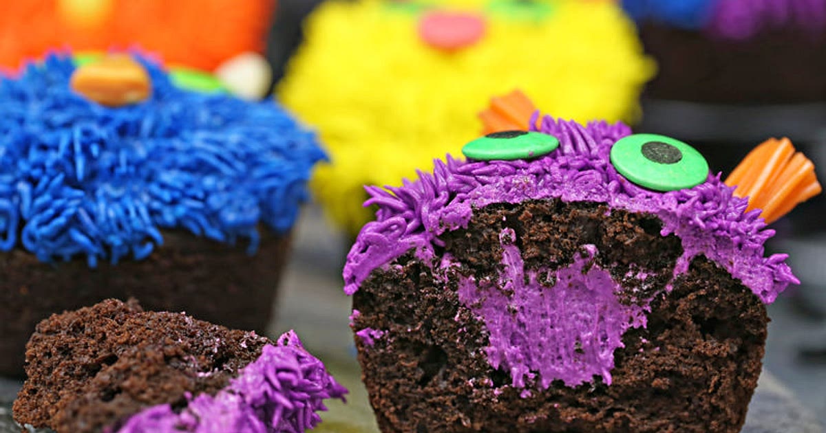 Stuffed Halloween Cupcakes Recipe | Samsung Food App