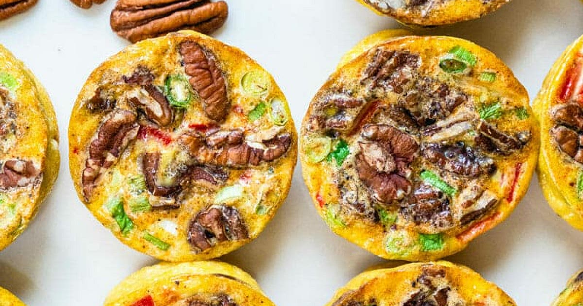 Pecan &amp; Veggie Mini Frittatas Recipe | Samsung Food App