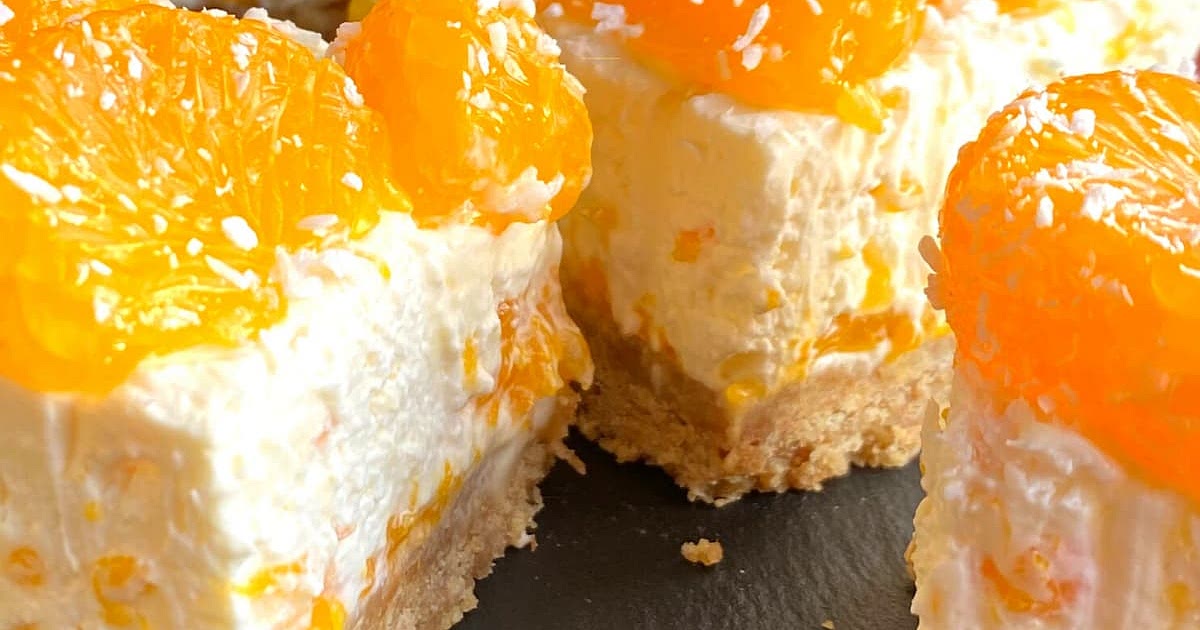 Easy No-Bake Mandarin Cheesecake Recipe | Samsung Food App