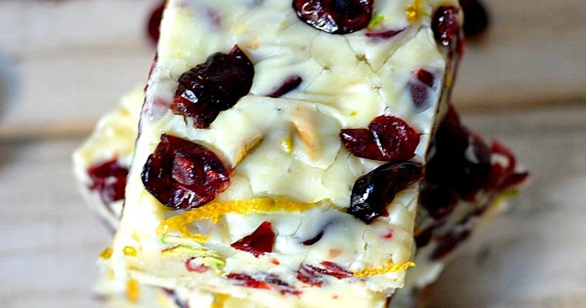 Orange Cranberry White Chocolate Fudge Recipe | Samsung Food App