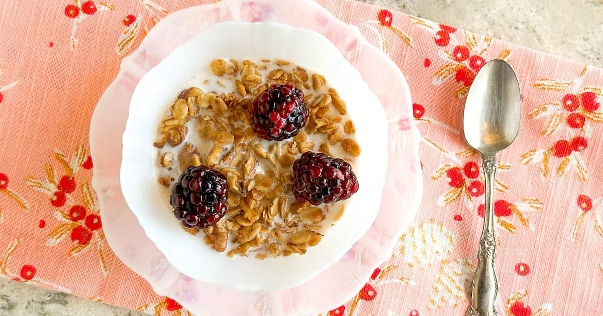 5-Ingredient Low FODMAP Maple Walnut Granola Recipe | Samsung Food App