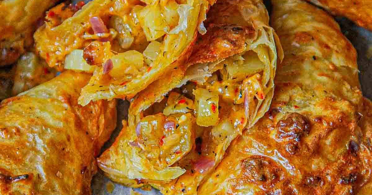 Potato Cheddar Puff Pastry Turnovers Recipe | Samsung Food App