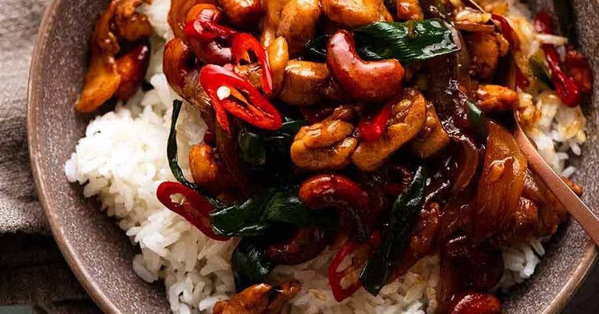 Thai Cashew Chicken Stir Fry Recipe | Samsung Food App