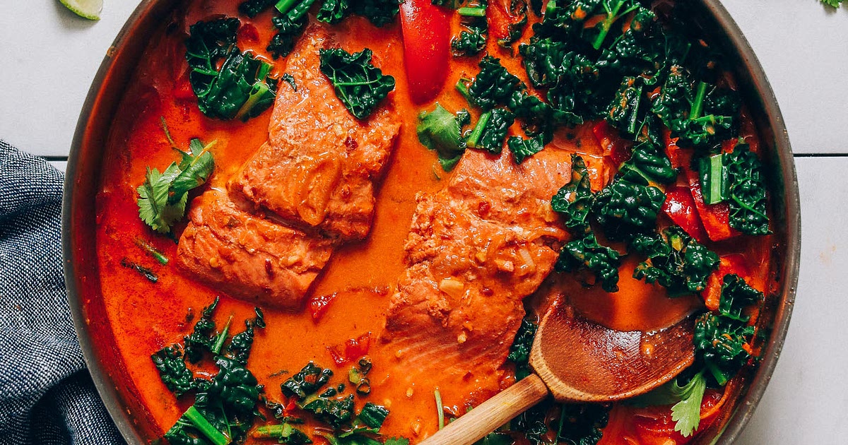 Easy 1-Pan Salmon Red Curry Recipe | Samsung Food App