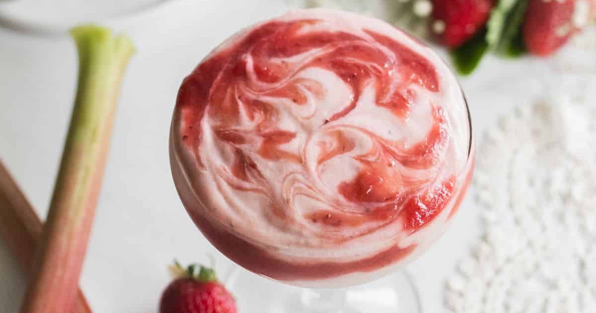 Strawberry Rhubarb Mousse Recipe | Samsung Food App
