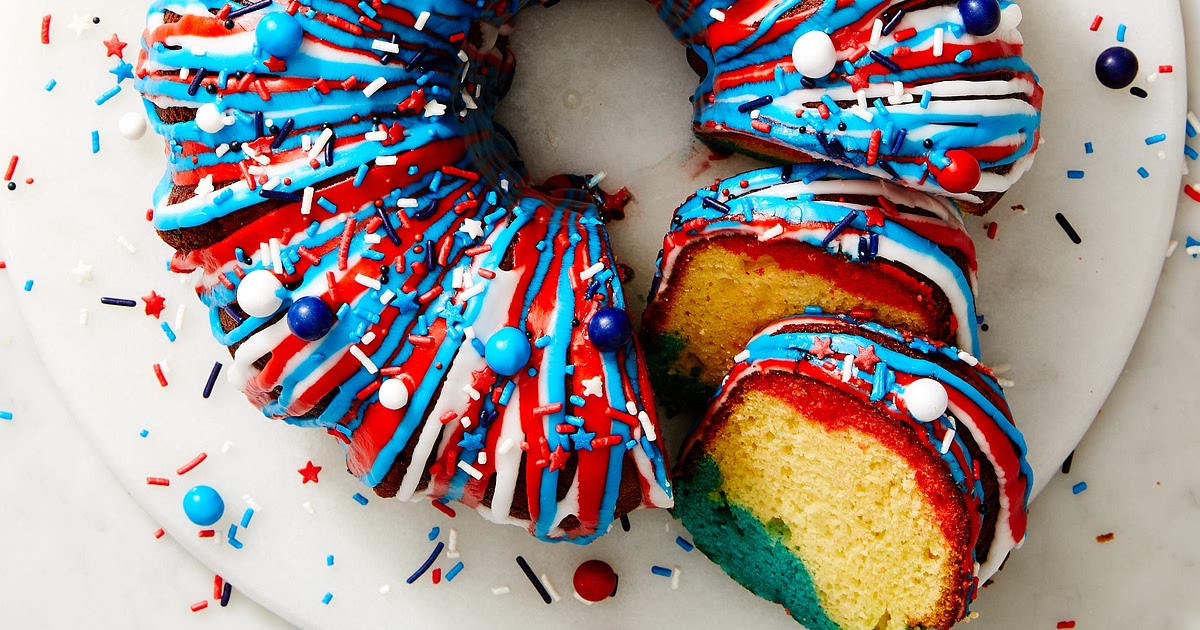 Lemon-Berry Firecracker Cake Recipe | Samsung Food App