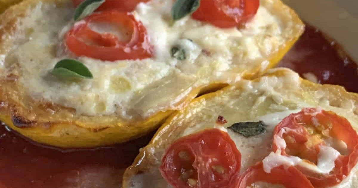Stuffed Pattypan Squash Recipe | Samsung Food App