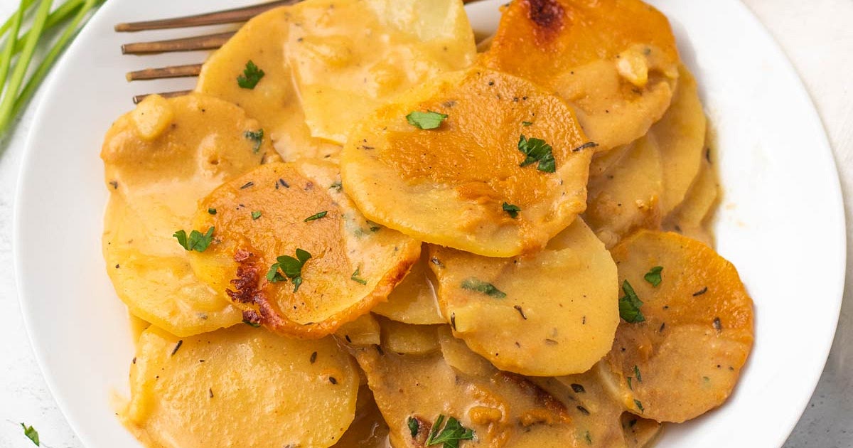 Vegan Scalloped Potatoes Recipe | Samsung Food App