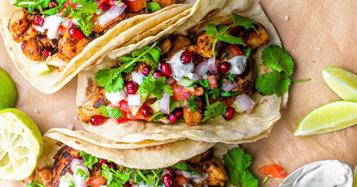 Chicken Tikka Tacos Recipe | Samsung Food App