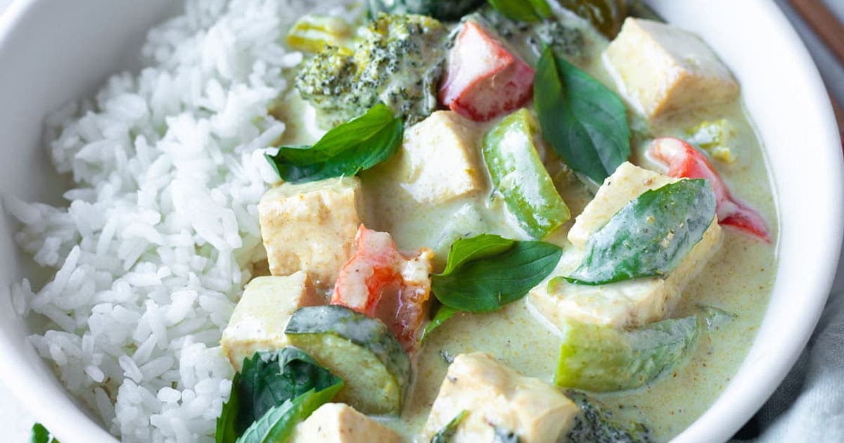 Vegan Instant Pot Thai Green Curry with Tofu Recipe | Samsung Food App