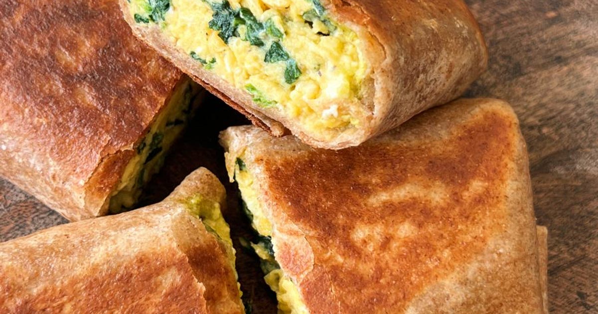 Spinach and Feta Egg Wraps Recipe | Samsung Food App