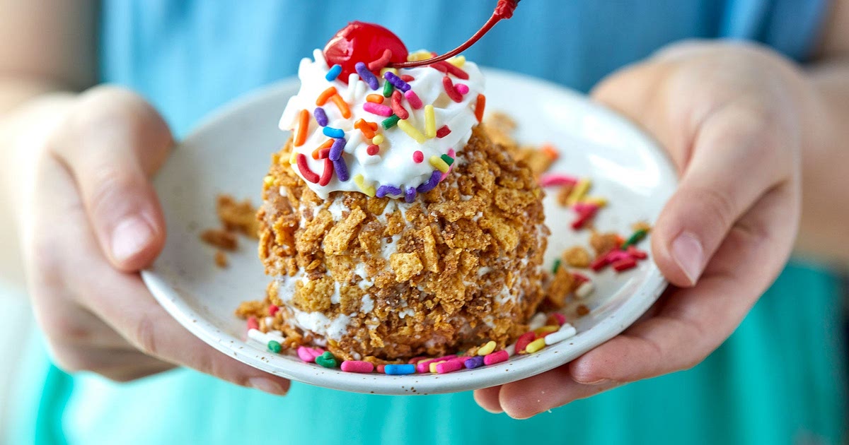 "Fried" Ice Cream Recipe | Samsung Food App
