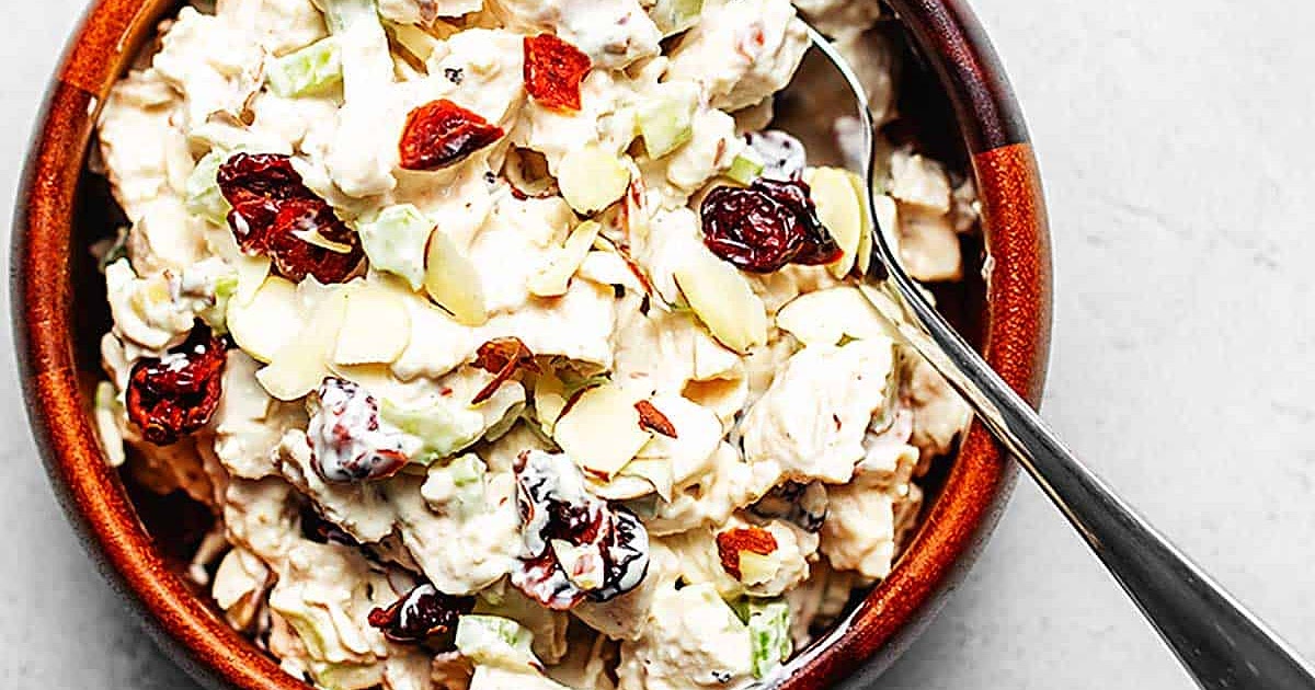 The Best Cranberry Almond Chicken Salad Recipe | Samsung Food App