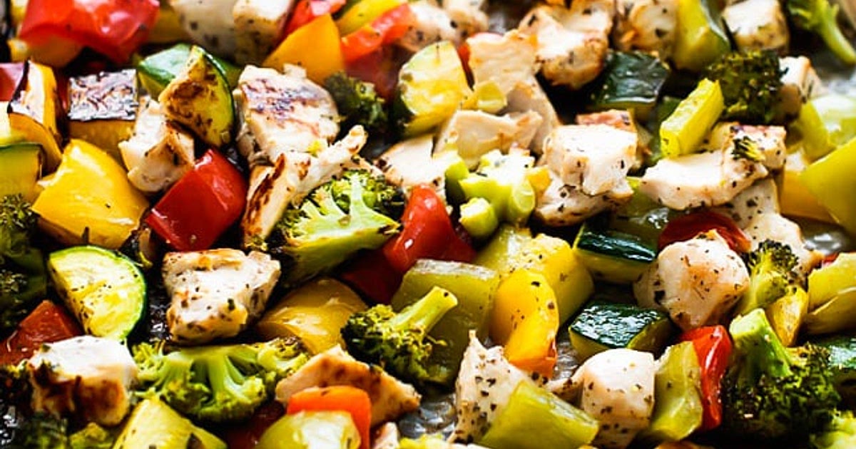 Oven Roasted Chicken and Veggies Recipe | Samsung Food App