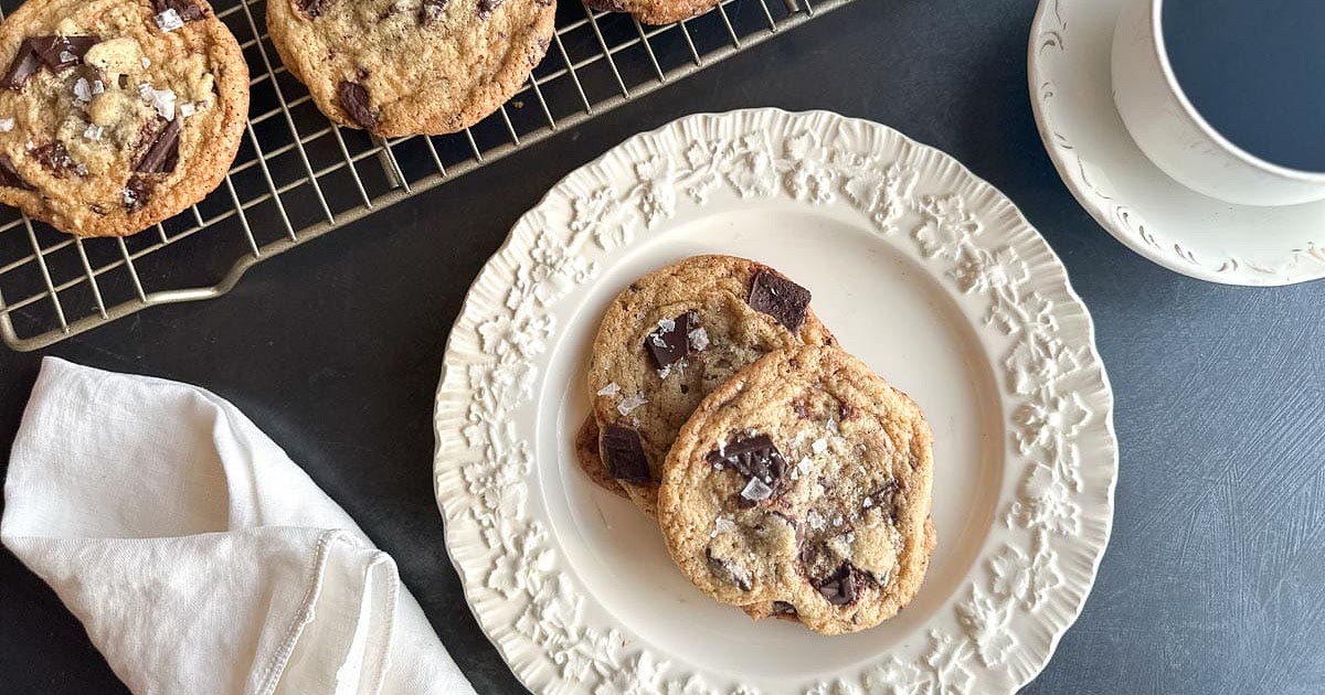 Low FODMAP Tahini Chocolate Chunk Cookies Recipe | Samsung Food App