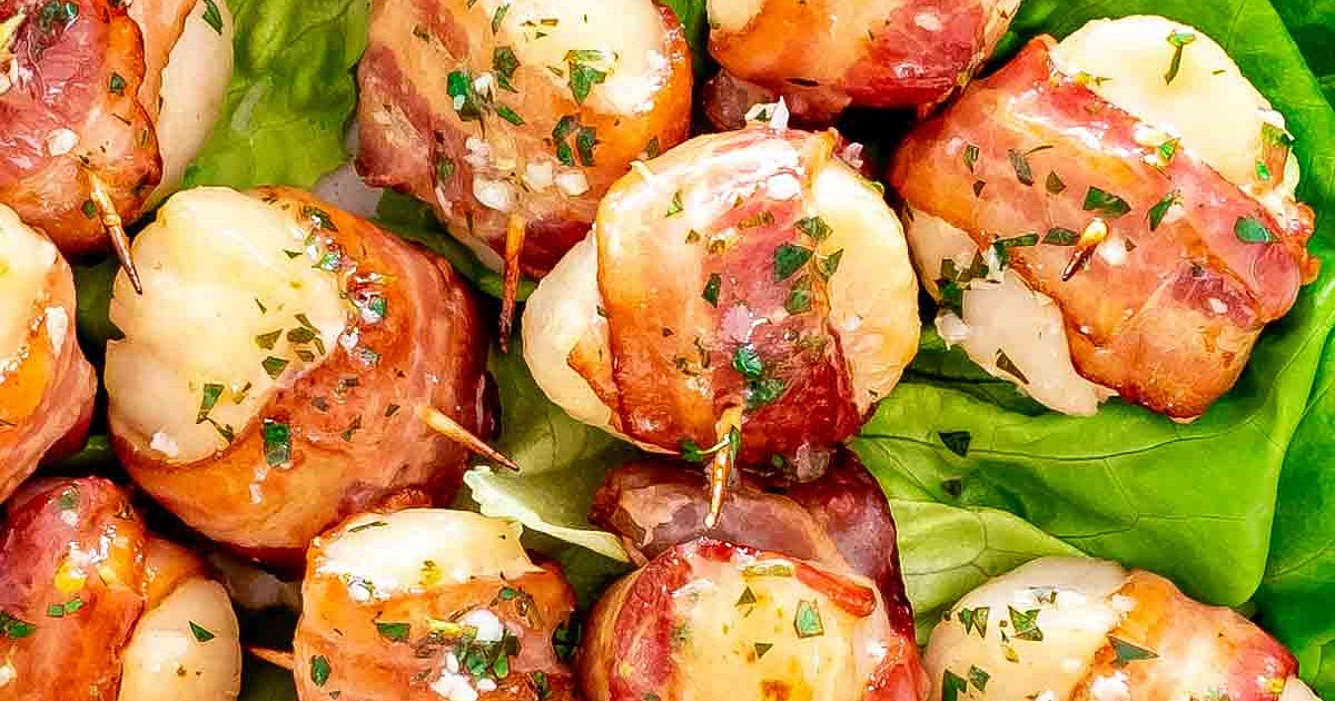Bacon Wrapped Scallops Recipe | Samsung Food App