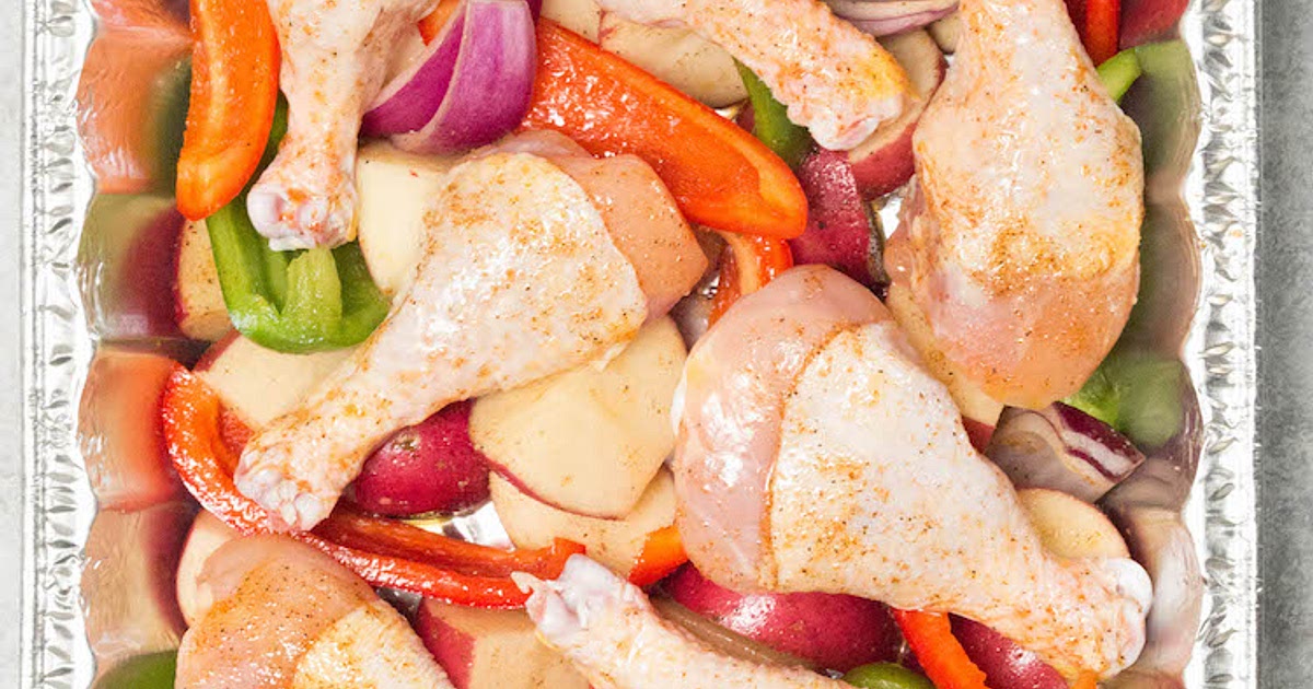 Freezer Cajun Roast Chicken & Potatoes Recipe | Samsung Food App