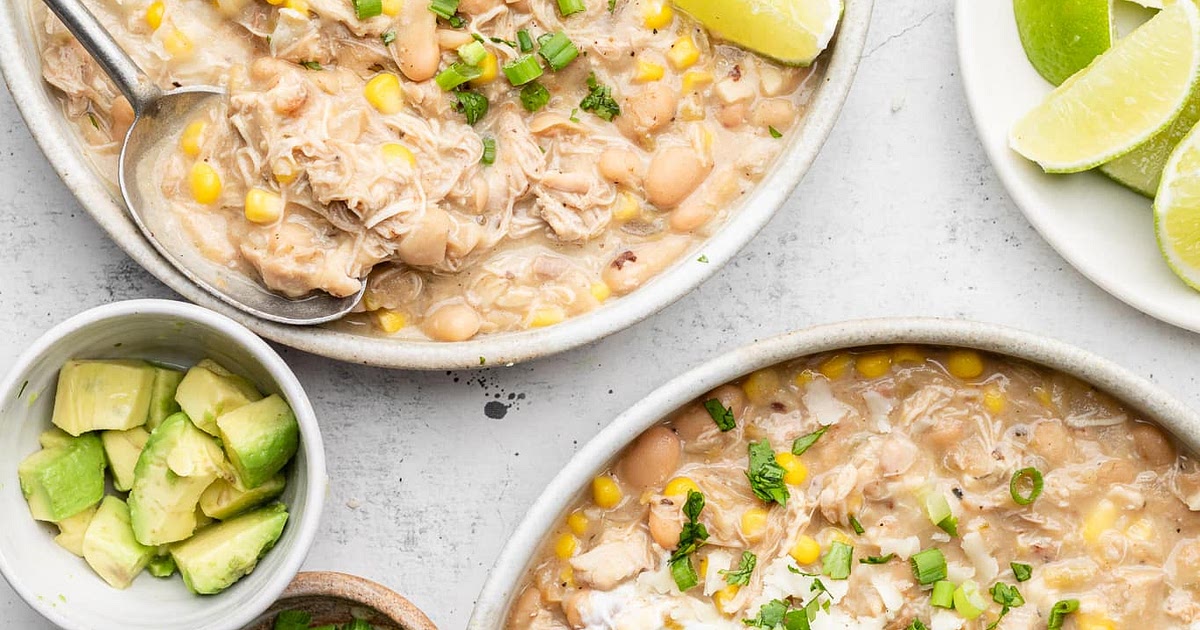 Healthy White Chicken Chili Recipe | Samsung Food App