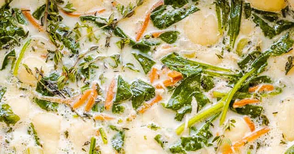 CREAMY CHICKEN GNOCCHI SOUP Recipe | Samsung Food App