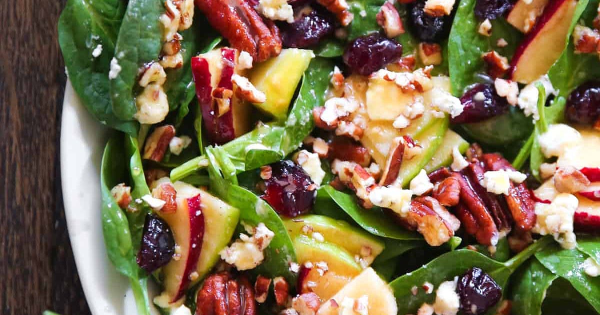 Apple Spinach Salad Recipe | Samsung Food App