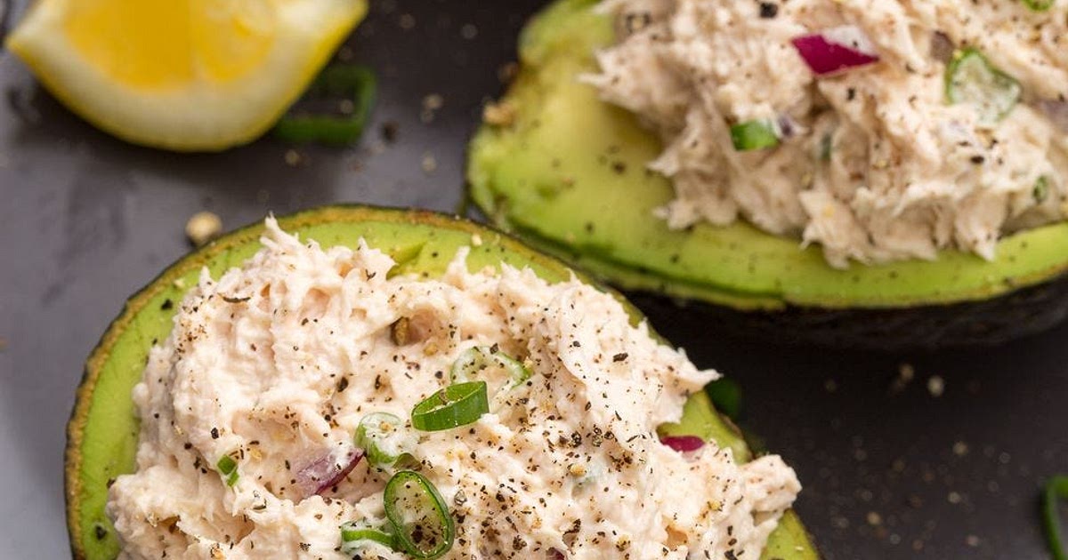Chicken Salad Stuffed Avocados Recipe | Samsung Food App