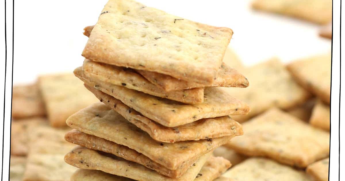 Easy Crispy Vegan Crackers Recipe | Samsung Food App