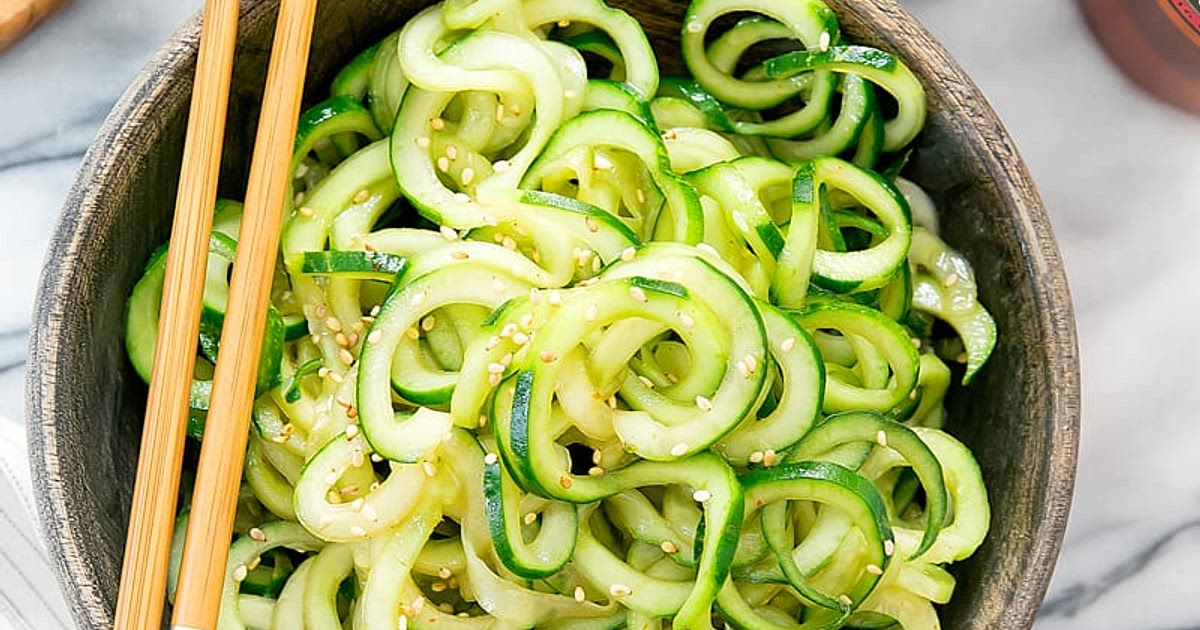 Sesame Cucumber Noodles Recipe | Samsung Food App