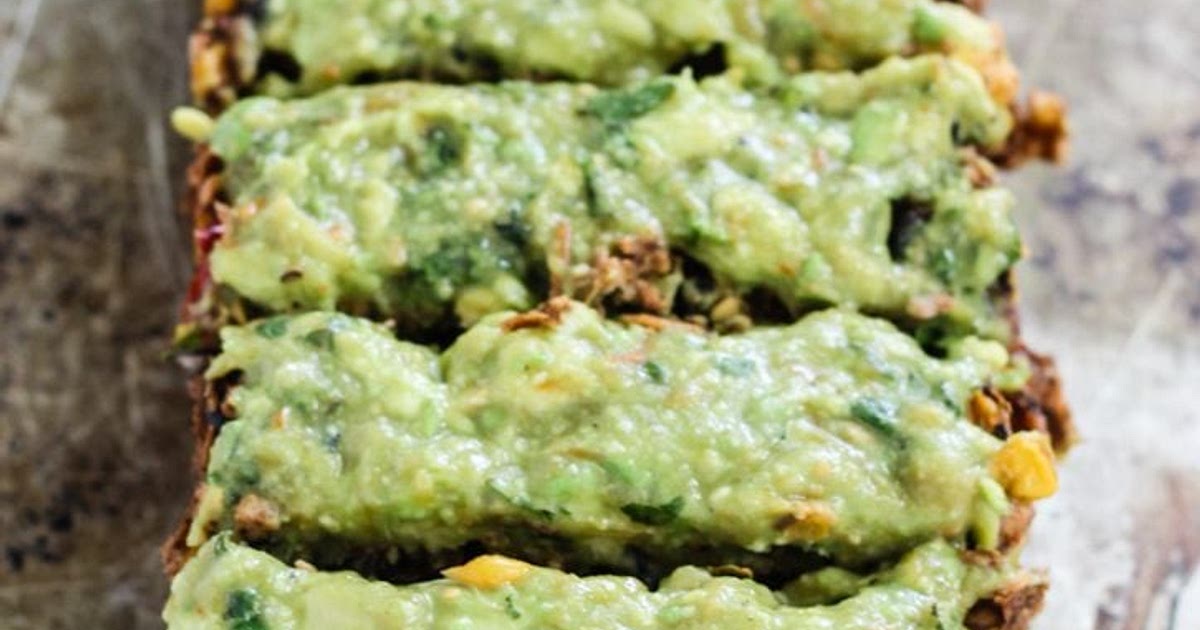 The Most Delicious Meatless Black Bean Meatloaf with Creamy Avocado Verde Sauce (vegan, gluten free)