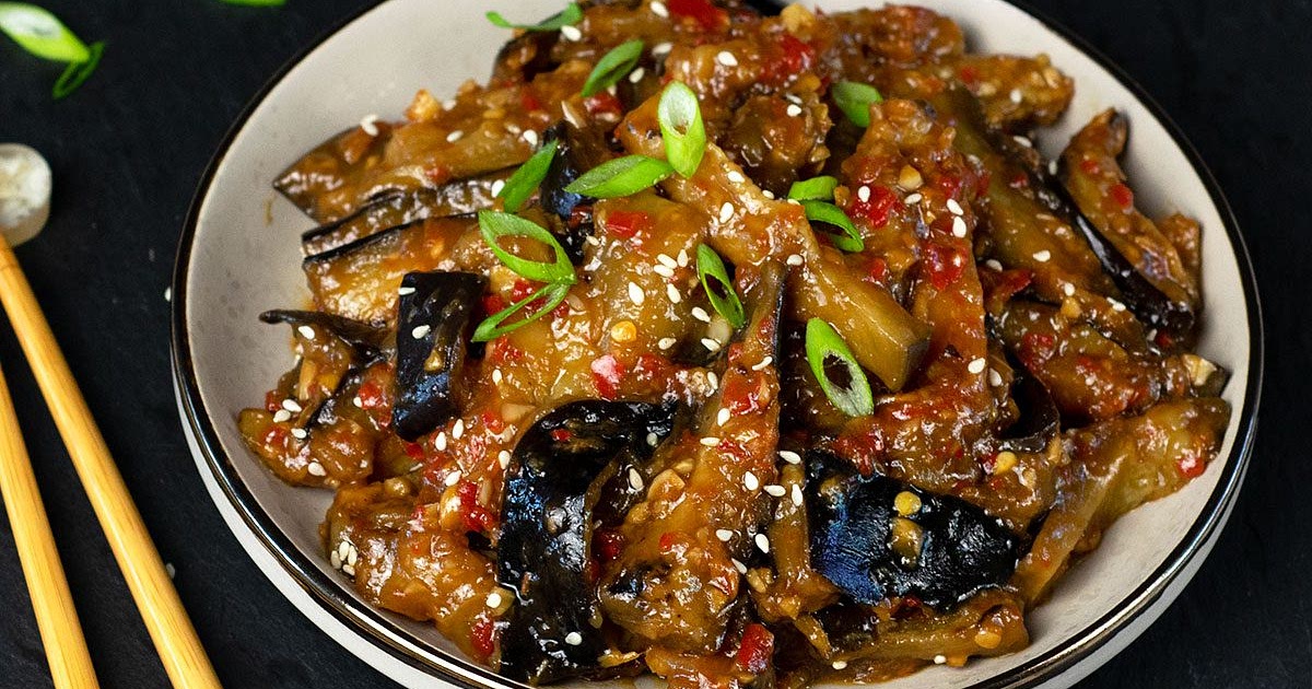 Chinese Eggplant with Spicy Garlic Sauce Recipe | Samsung Food App