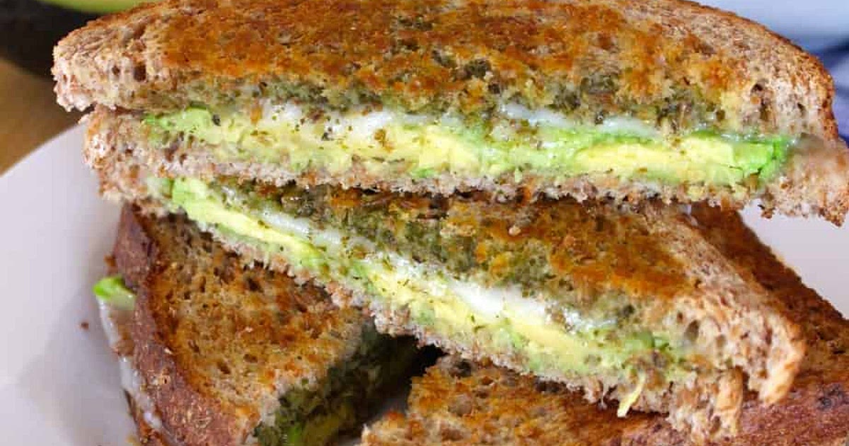 Pesto, Provolone, & Avocado Grilled Cheese Recipe | Samsung Food App