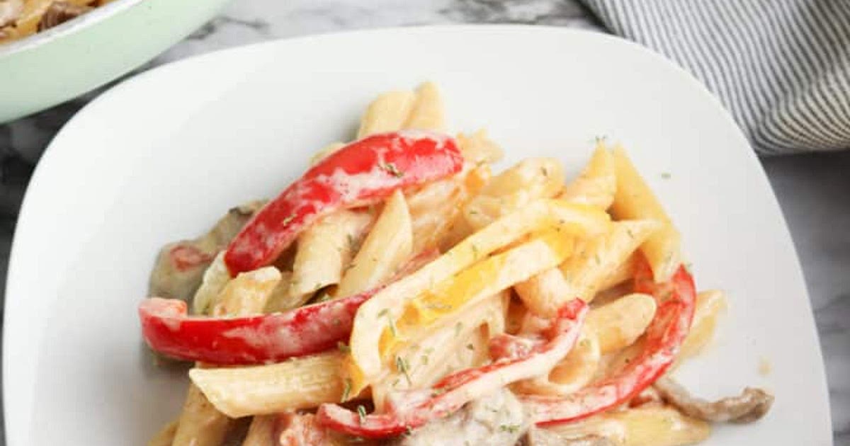 Steak Fajita Pasta Recipe | Samsung Food App