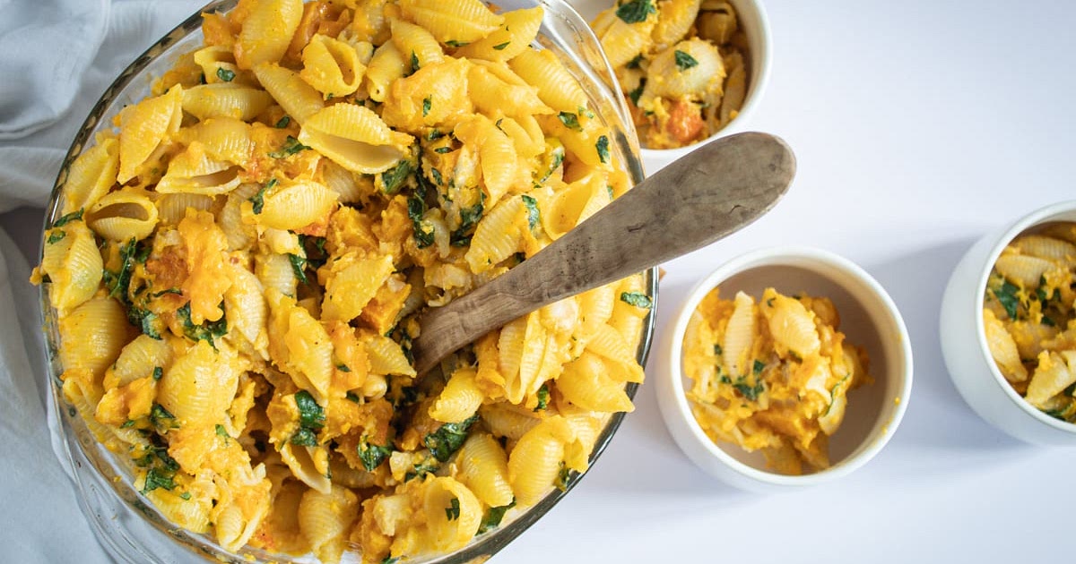 Roasted Butternut Squash, Apple Mac and Cheese Recipe | Samsung Food App