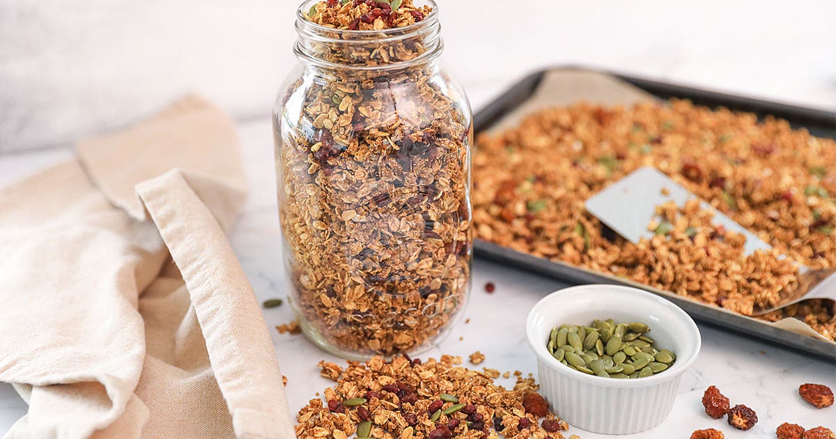 Oil-Free Pumpkin Spice Granola Recipe | Samsung Food App