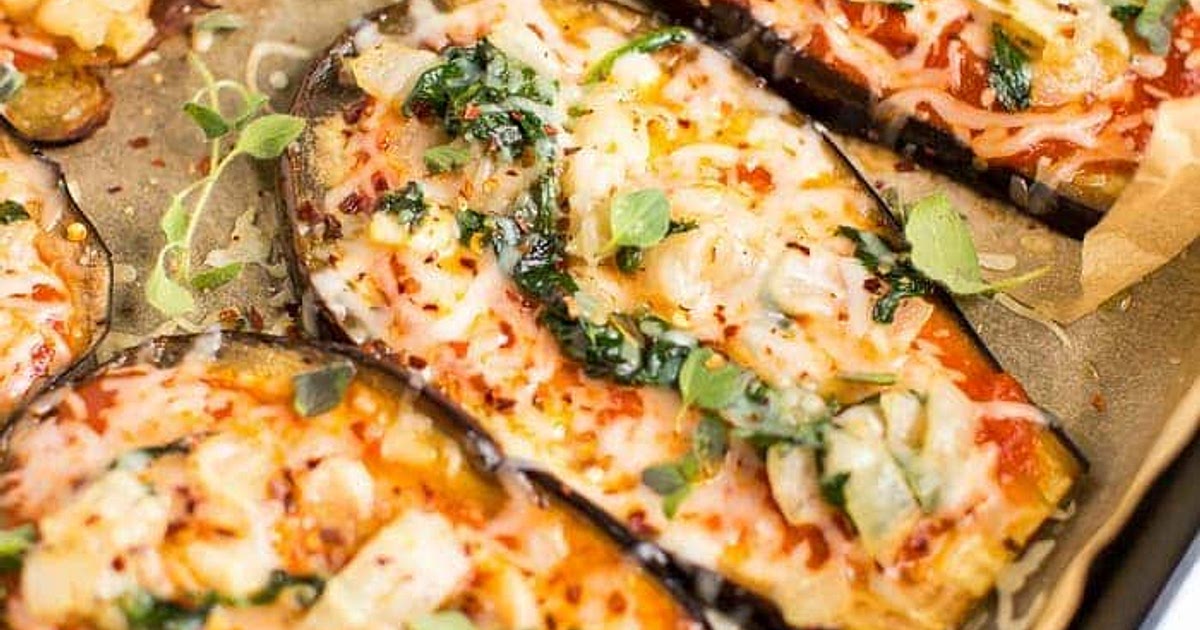 Low Carb Eggplant Pizza Recipe | Samsung Food App
