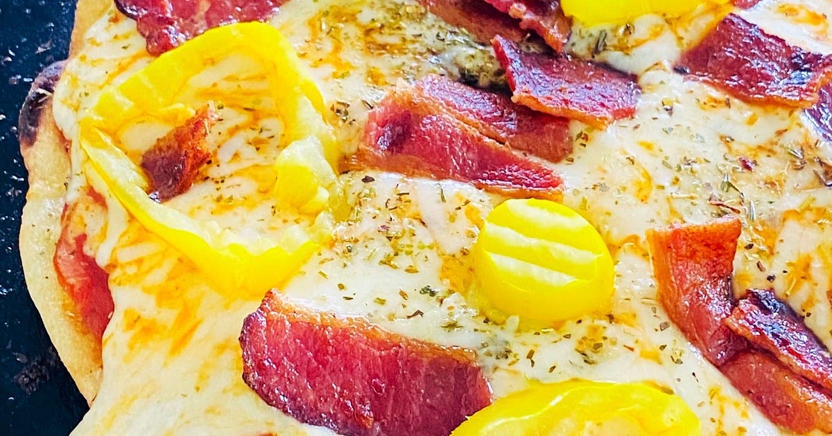 Blackstone Bacon Naan Flatbreads Recipe | Samsung Food App