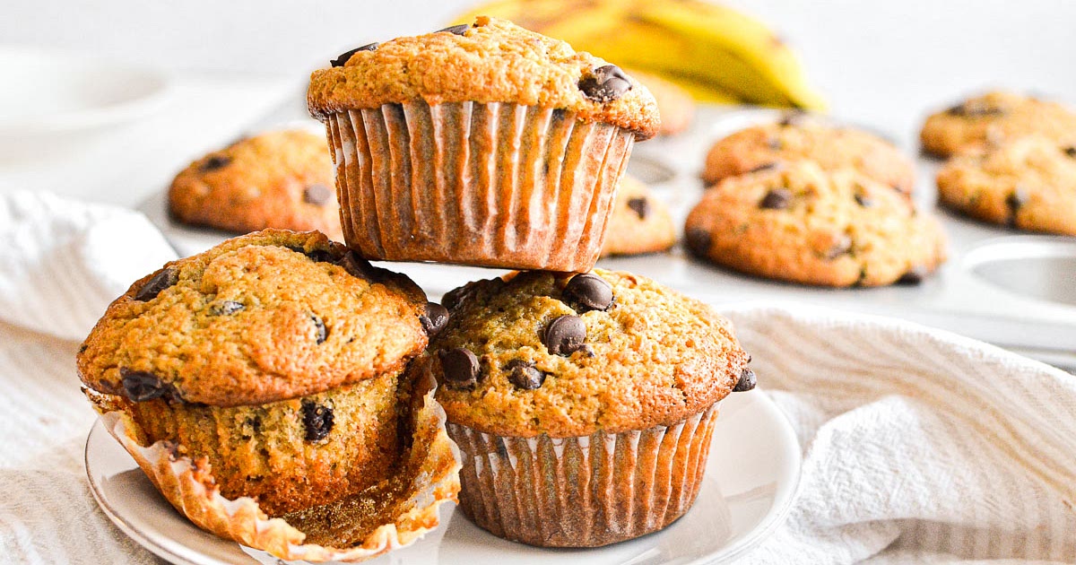 Chocolate Chip Banana Muffins Recipe | Samsung Food App