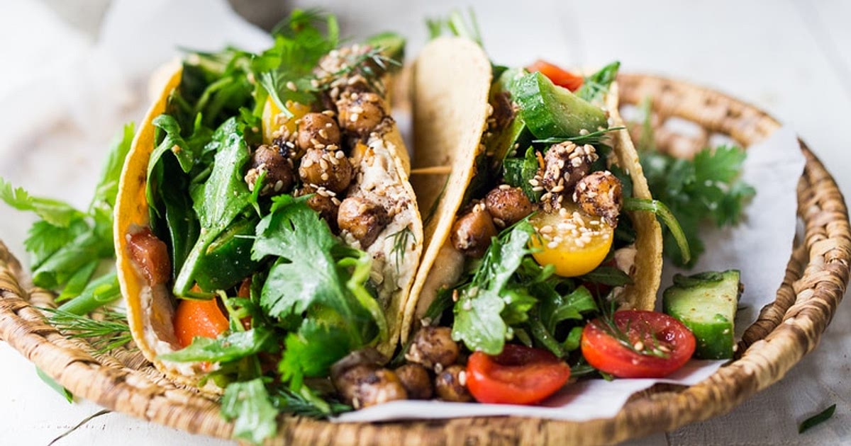 Middle Eastern Salad Tacos Recipe | Samsung Food App