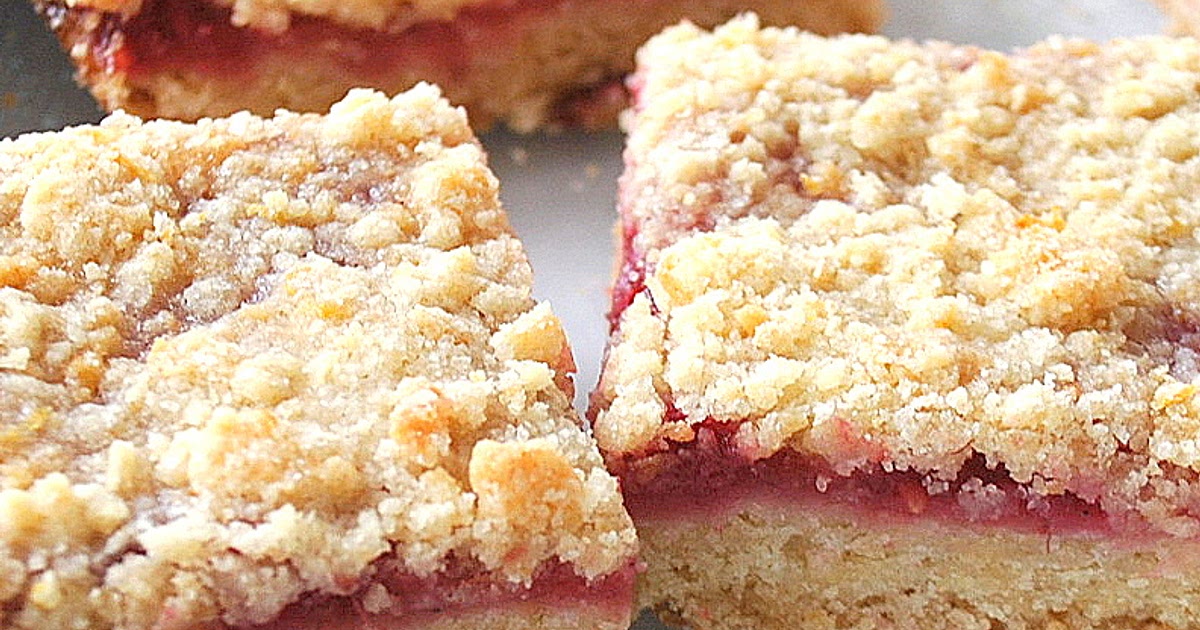 Raspberry Lemon Crumble Bars Recipe | Samsung Food App