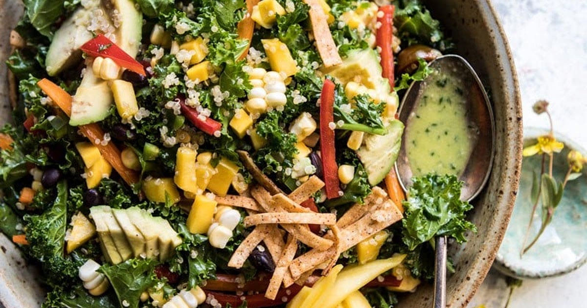 Southwest Mango, Kale, and Quinoa Chopped Salad Recipe | Samsung Food App