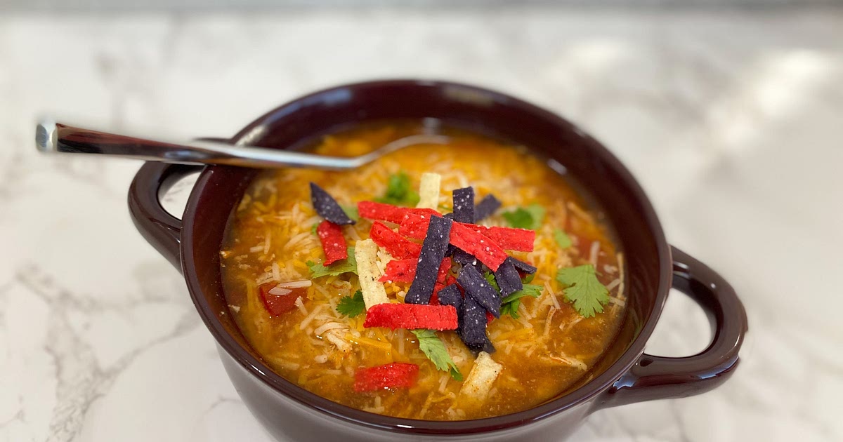 Slow Cooker Chicken Tortilla Soup Recipe | Samsung Food App